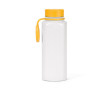 Bouteille en acier inoxydable recyclé avec bouchon poussoir 360° 750 ml couleur jaune foncé