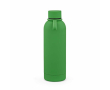 Bouteille isotherme en acier inoxydable recyclé avec poignée en silicone 490ml couleur vert