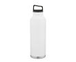 Bouteille isotherme en acier inoxydable recyclé avec poignée de transport 2L couleur blanc