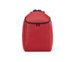 Sac à dos isotherme en polyester recyclé avec double fermeture éclair 12L couleur rouge
