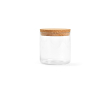 Bocal en verre borosilicaté pour cuisine avec couvercle en liège 500ml couleur transparent