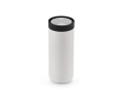 Gobelet de voyage à double paroi en acier inoxydable recyclé 340ml couleur blanc