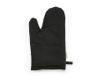 Gant de cuisine avec pouce séparé en coton recyclé 220 g/m² couleur noir