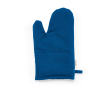 Gant de cuisine avec pouce séparé en coton recyclé 220 g/m² couleur bleu