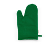 Gant de cuisine avec pouce séparé en coton recyclé 220 g/m² couleur vert