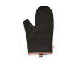 Gant de cuisine robuste en coton écologique avec pouce séparé 280 g/m2 couleur noir