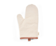 Gant de cuisine robuste en coton écologique avec pouce séparé 280 g/m2 couleur naturel