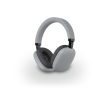 Casque sans fil à réduction de bruit avec microphone couleur gris clair
