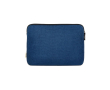 Housse pour ordinateur portable avec rembourrage rigide en toile recyclée 15,6\" couleur bleu marine