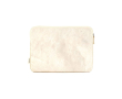Housse pour ordinateur portable avec rembourrage rigide en toile recyclée 15,6\" couleur naturel