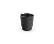 Tasse à café espresso en céramique finition mate 80ml couleur noir