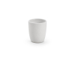 Tasse à café espresso en céramique finition mate 80ml couleur blanc