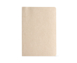 Carnet A5 à couverture en fibre de bananier avec espace pour la date et pages pointillées couleur champagne
