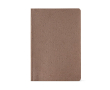 Carnet A5 à couverture souple en résidus de café avec pages pointillées couleur marron clair