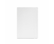 Carnet en similicuir recyclé à couverture souple A5 avec pages lignées couleur blanc
