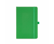 Carnet écologique à couverture rigide en A5 avec poche intérieure et pages lignées couleur vert
