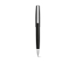 Stylo en aluminium recyclé avec mécanisme rotatif, encre noire couleur noir