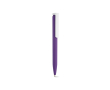 Stylo en plastique recyclé au design ultraléger et à encre bleue couleur violet