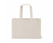 Sac de courses en coton écologique naturel à fond plat 280 g/m2 couleur naturel