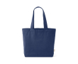 Sac de courses écologique avec poche intérieure et longues anses 220 g/m² couleur bleu marine