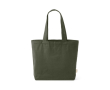 Sac de courses écologique avec poche intérieure et longues anses 220 g/m² couleur vert militaire
