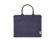 Sac de courses écologique avec fermeture éclair intégrale 19L couleur bleu marine