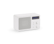 Haut-parleur sans fil en plastique recyclé avec écran LCD 15W couleur blanc