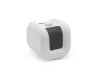 Enceinte portable en plastique recyclé avec basses puissantes 5W couleur blanc