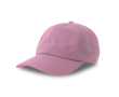 Casquette en coton recyclé et biologique, fermeture à boucle 280 g/m² couleur lilas