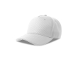 Casquette écologique style automobile avec impression 3D, 230 g/m² couleur blanc