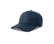 Casquette écologique style automobile avec impression 3D, 230 g/m² couleur bleu marine