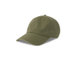 Casquette vintage non structurée en coton recyclé, 260 g/m² couleur vert olive