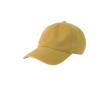 Casquette vintage non structurée en coton recyclé, 260 g/m² couleur moutarde