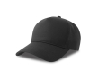 Casquette de baseball structurée à 5 panneaux avec fermeture velcro couleur gris foncé