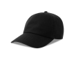 Casquette écologique souple à 5 panneaux avec visière ReTraze® couleur noir