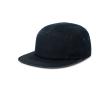 Casquette style camper 5 panneaux non structurée à visière plate couleur bleu foncé