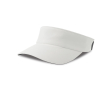 Visière légère avec bande élastique ajustable et tissu DryTech couleur blanc/noir