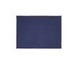 Set de table en toile recyclée 45 x 33 cm et 180 g/m² couleur bleu marine