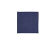 Set de table carré en toile recyclée 30 x 30 cm et 180 g/m2 couleur bleu marine