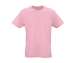 T-shirt unisexe en coton bio, coupe classique, 165 g/m², Copacabana couleur rose
