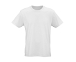 T-shirt unisexe en coton bio, coupe classique, 165 g/m², Copacabana couleur blanc