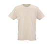 T-shirt unisexe en coton bio, coupe classique, 165 g/m², Copacabana couleur beige