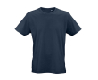 T-shirt unisexe en coton bio, coupe classique, 165 g/m², Copacabana couleur bleu marine