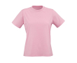 T-shirt femme en coton biologique ring-spun 165 g/m² Copacabana couleur rose