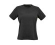 T-shirt femme en coton biologique ring-spun 165 g/m² Copacabana couleur noir
