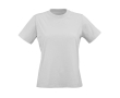 T-shirt femme en coton biologique ring-spun 165 g/m² Copacabana couleur gris clair