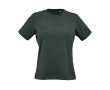T-shirt femme en coton biologique ring-spun 165 g/m² Copacabana couleur vert foncé