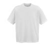 T-shirt unisexe en coton biologique, coupe oversize 240 g/m² Paloma couleur blanc