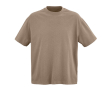 T-shirt unisexe en coton biologique, coupe oversize 240 g/m² Paloma couleur marron clair