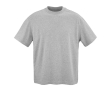 T-shirt unisexe en coton biologique, coupe oversize 240 g/m² Paloma couleur gris chiné